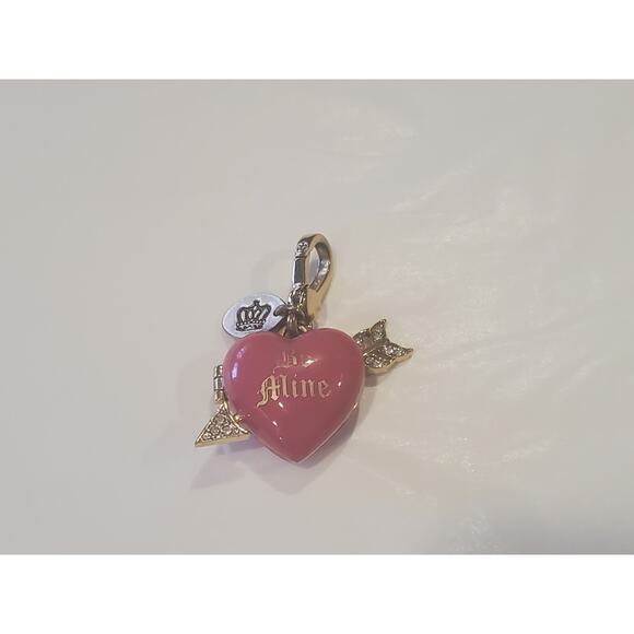 Juicy Couture Love Heart Locket Charm Y2k Vintage Jewlery 2010 Valentine's Day - Picture 2 of 5